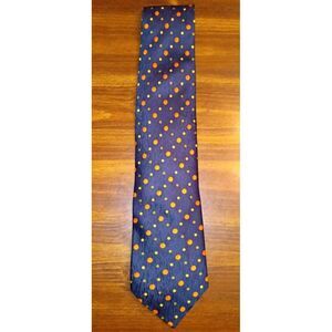 Firenzi‎ Necktie Orange Polka Dots Professional Office Preacher